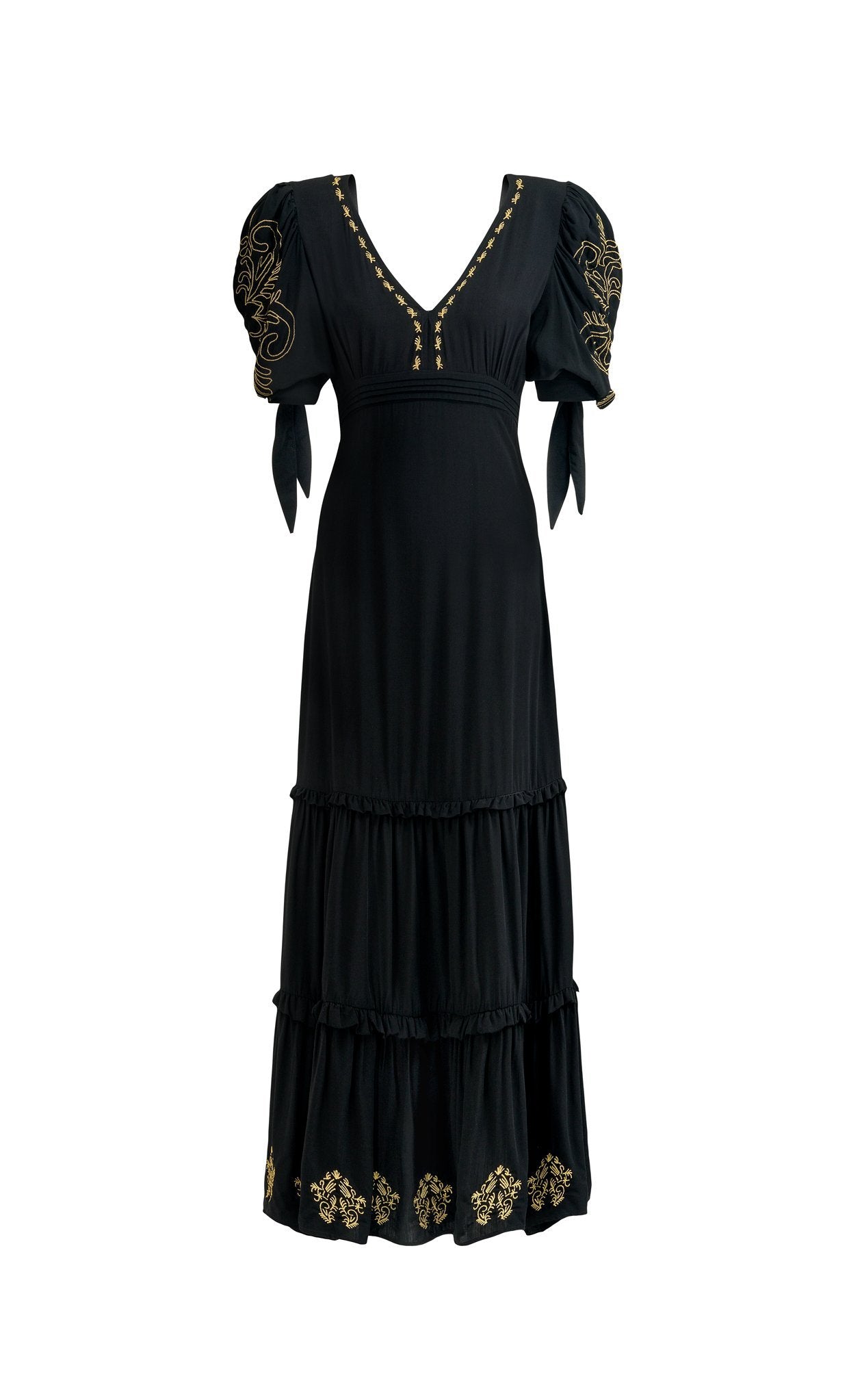 ZAFIRO LONG DRESS BLACK