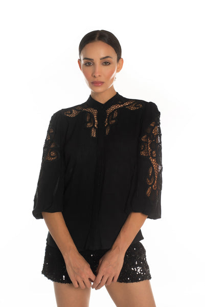 BLUSA JOANA NEGRA